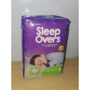 Cuties Sleep Overs Youth Underwear Small / Medium 38 to 65 lbs. NEW  15 Ct